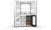 Wolkenstein WCD595EWTSNF IX Stand Side-by-Side Kombination Cross Door, 90,5 cm breit, 606 L, NoFrost, Weinschrank, Holiday-Modus, ECO-Modus, Kindersicherung, Edelstahl Antifingerprint