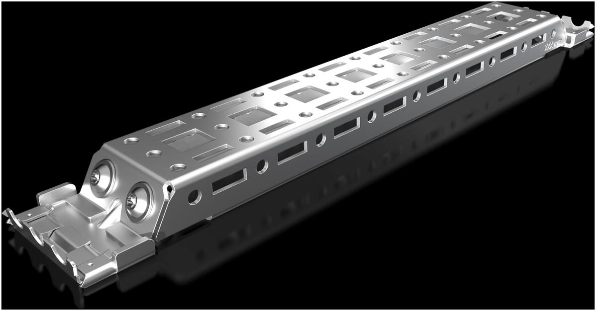 Rittal AX 2394.300 Schiene für Innenausbau im Kompakt-Schaltschrank AX, für Tiefe: 300 mm, 1 VE/Packung = 4 Stück