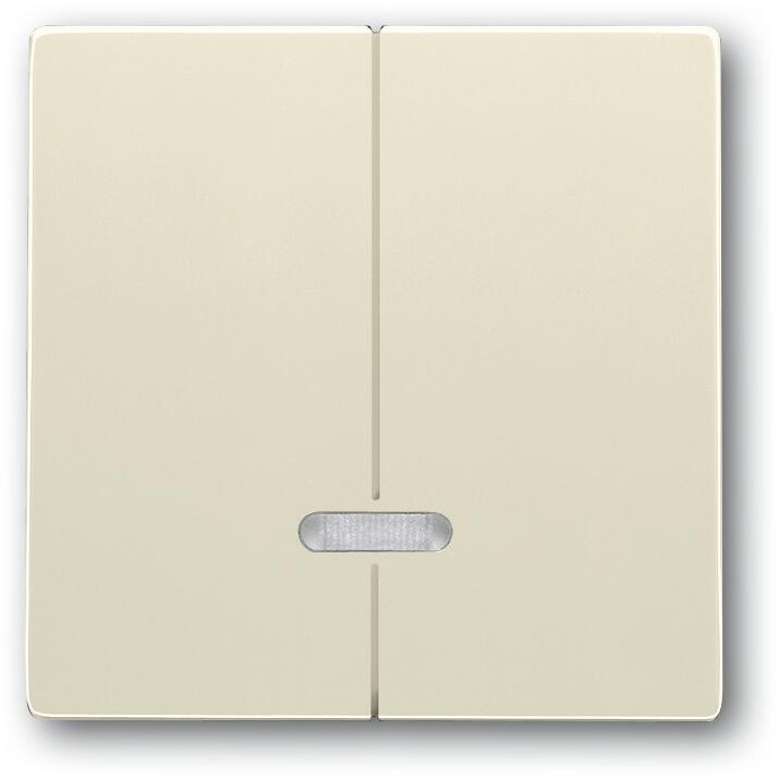 Busch-Jaeger 6545-82 Bedienelement mit Glimmlampe, Carat, elfenbeinweiß (2CKA006599A2907)