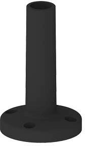Siemens 8WD4308-0DA Rohr mit Fuß, Länge 100 mm, Zubehör für Signalsäulen, mit Durchmesser 70 mm