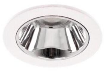 Brumberg Apollo Micro LED-Einbaudownlight, 230 V AC, 50 Hz, 3.500 K, 7 W, 55°, CRI > 90, rund, struktur, weiß (40611175DA)