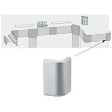 Paulmann LED Strip Profil Duo Verbinder End Cap 2er Pack Alu matt (70274)