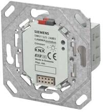 Siemens UP 525/03 Universal-Dimmer KNX, 1-fach, 10–250 VA, 230 V AC, BTM-Schnittstelle, mit Hängebügel (5WG1525-2AB03)