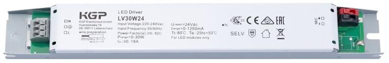 Dotlux LED-Netzteil CV, 24V DC, 0-30W, 0-1,25A, nicht dimmbar, IP20, linear (5075)