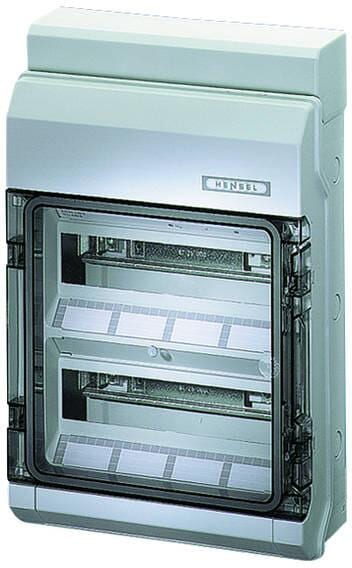 Hensel KV 9224 NT KV 90-Automatengehäuse 24TE (2x12x18 mm), IP 65