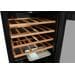 Exquisit WS1-24-GTE-030G Stand-Weinkühlschrank, 48 cm breit, 24 Standardweinflaschen, Isolierglastür, Temperatureinstellung, schwarz (PV)