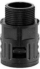 Flexa RQG-M20x1,5, Schnellverschraubung Kunststoff, Außendurchmesser 15,8mm, schwarz (15020065207)