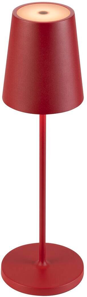 SLV VINOLINA TWO Tischleuchte, Akku, Touch, IP65, 2200/2700/3000K, rot (1007694)