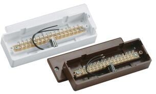 ABUS VT4000W Aufputz-Lötverteiler 16-polig VdS C (weiß)
