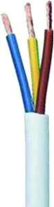 PVC-Schlauchleitung H03VV-F 3Gx0,75, gold, Ring, 50 m