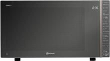 Bauknecht MW 304 M Stand Mikrowelle, 53,9 cm breit, 900 W, 30 L, 7 Leistungsstufen, Grill, edles schwarz