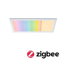 Paulmann LED Panel Smart Home Zigbee 3.0 Amaris eckig 595x295mm 22W 1800lm RGBW, dimmbar, weiß matt (79808)