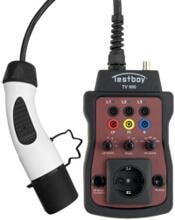 Testboy TV 900 Ladesäulenadapter, für Wallboxen mit und ohne Kabel, Phasenumschaltung, rot (2290075)