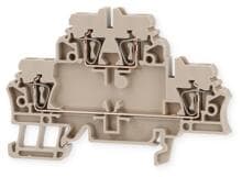 Weidmüller ZDK 2.5 Doppelklemme, beige (1674300000)