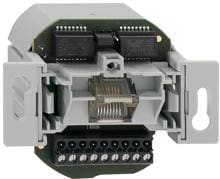 Rutenbeck (23511201) PoE-Injector 48 V Up rw, Netzwerkanschluss über Schraubklemmen, reinweiß