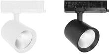 Leuchtek LED-Schienenstrahler Serie TPW / TPB, CRI>90, 11-stufig, schwenkbar