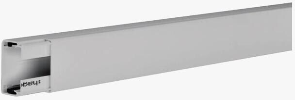 Hager LFH3004507035 Leitungsführungskanal PC-ABS, halogenfrei, 30x45mm, Länge 2m, lichtgrau