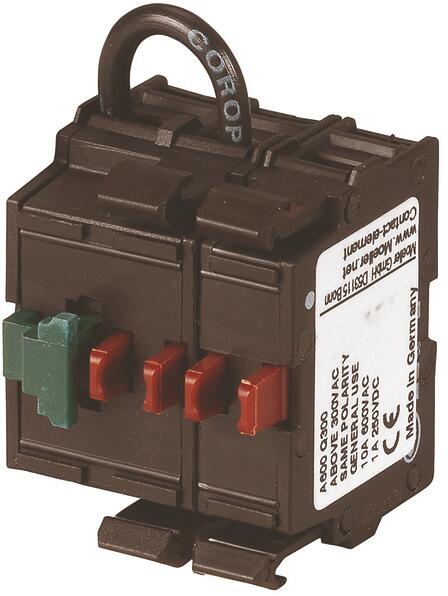 Eaton M22-K02SMC10 Kontaktelement, 2 Öffner, Frontbefestigung, Schraubanschluss (121474)
