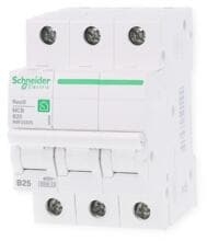 Schneider R9F23325 Leitungsschutz- schalter Resi9 3-Polig, 25A, B-Charakteristik