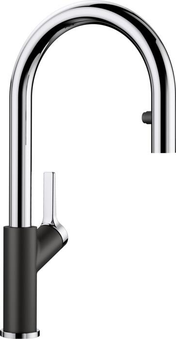 Blanco Carena-S Vario Einhebelmischer, Hochdruck, chrom/schwarz (526172)