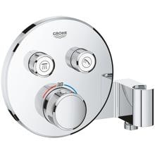 GROHE Grohtherm SmartControl Thermostat mit 2 Absperrventilen und integriertem Brausehalter, EcoJoy, chrom (29120000)