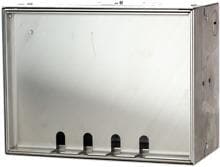 BS BODENSTECKDOSEN 8904B-1-0 Bodentank, 4-fach, eckig, höhenverstellbar (8904B-1-0)
