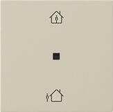 Gira 510601 KNX RF Bedienaufsatz 1fach Heizmodus, Cremweiß glänzend