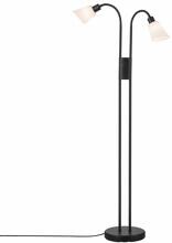 Nordlux Molli Double Stehlampe, 2x25 Watt, E14, schwarz (2112844003)