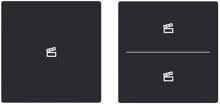 Busch-Jaeger Taster für Keypad, future® linear, Plattform 63, Symbol Szene, schwarz matt 
