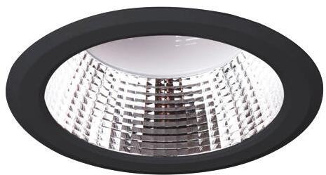 Brumberg KACIE MICRO LED-Einbaudownlight DALI dimmbar, 12W, 910 lm, 3000K, rund, starr, schwarz (12562183)
