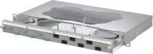 METZ CONNECT OpDAT slide2 Patchfeld splice 6xLC-D OM3, grau ( 1504657706-F )