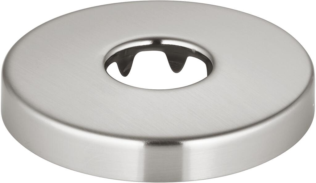 GROHE Rosette, Außen Ø 65mm, Innen Ø 20,8mm, Höhe 10mm, supersteel (11741DC0)