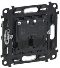 Legrand Datendose 2xRJ45 geschirmt für VALENA Life/Allure, Kategorie 6 STP, Farbe: weiß (753047)