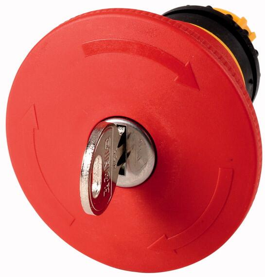 Eaton M22-PVS45P-RS NOT-HALT/AUS-Taste, 45mm, Schlüssel-Entriegelung, unbeleuchtet (121466)