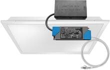 Esylux LED-Deckeneinlegeleuchte mit opalem, mikroprismatischem Diffusor, Farbtemperatur ca. 4000 K (neutralweiß) (EQ10132506)