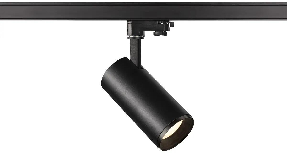 SLV NUMINOS PHASE M, 3 Phasen System Leuchte, 4000K 36°, schwarz/schwarz (1004187)