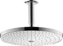 hansgrohe Raindance Select S Duschkopf 300 2 Strahlarten mit Deckenanschluss, Metall, 17 l/min, 301 mm, Weiß/Chrom, (27337400)