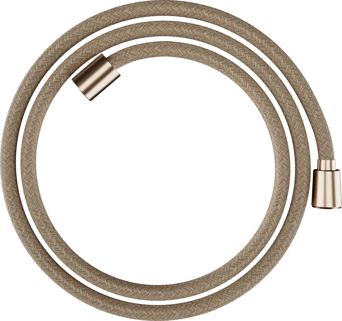 hansgrohe Designflex Textilbrauseschlauch 160 cm, Kunststoff, Brushed Bronze (28260140)
