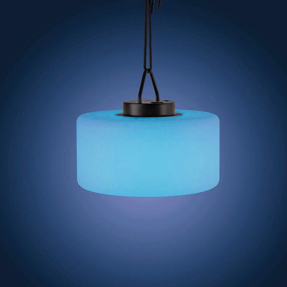 LeuchtenDirekt LED Pendelleuchte RGB, 4,5W, 3000lm, 3000K, schwarz (13720-18)