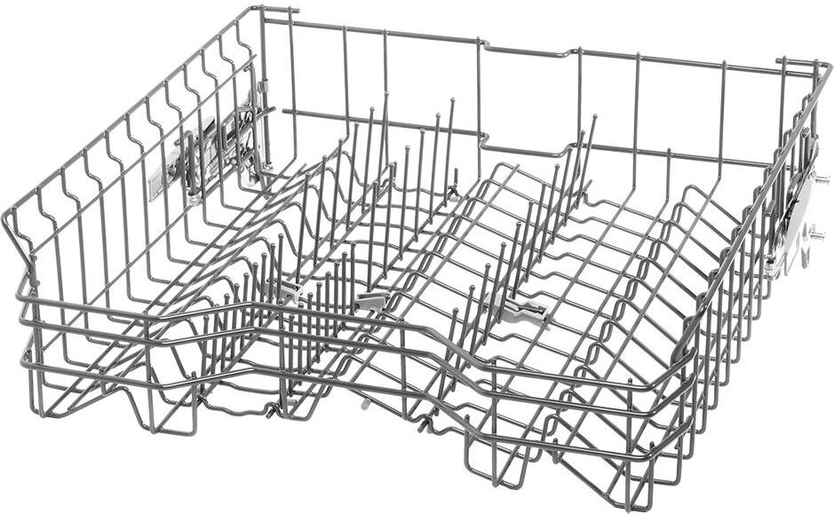 Bosch Siemens 20002659 Geschirrkorb oben, Oberkorb dunkelgrau, 6 Klappstacheln dunkelgrau, Rackmatik,, Leichtlaufauszug, inkl. Korbgriff