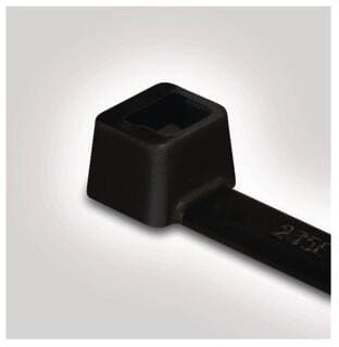 Hellermann 111-008290 Kabelbinder 300x4,7 mm, UV-witterungsstabil, 100 Stück, schwarz
