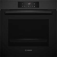 Bosch HBA572BM3 Serie 4 A+ Einbaubackofen, 59,4 cm breit, 71 L, Pyrolyse, 7 Heizarten, TouchControl, 3D Heißluft, schwarz