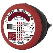Testboy 61601000 TESTAVIT SCHUKI 1 LCD Steckdosenprüfgeräte