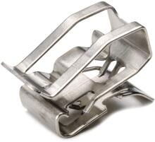 HellermannTyton MSC2-SS304-ML Metallkabelklemme für Kanten, ⌀5.0-7.6mm, T=1.0 - 3.0mm, metall, 100ST (151-00982)