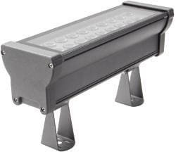 Brumberg LAVILO II MICRO LED-Wallwasher, IP66, DALI dimmbar, schwenkbar, 21W, L=390mm, 6000K, 2820lm, 30°, titan (60873646)