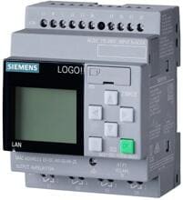 Siemens 6ED1052-1FB08-0BA2 LOGO! 230RCE, Logikmodul, Display SV/E/A: 115V/230V/Relais, 8 DE/4 DA, SP. 400 Blöcke, modular erweiterbar, Ethernet, integr. Web-Server, Datalog