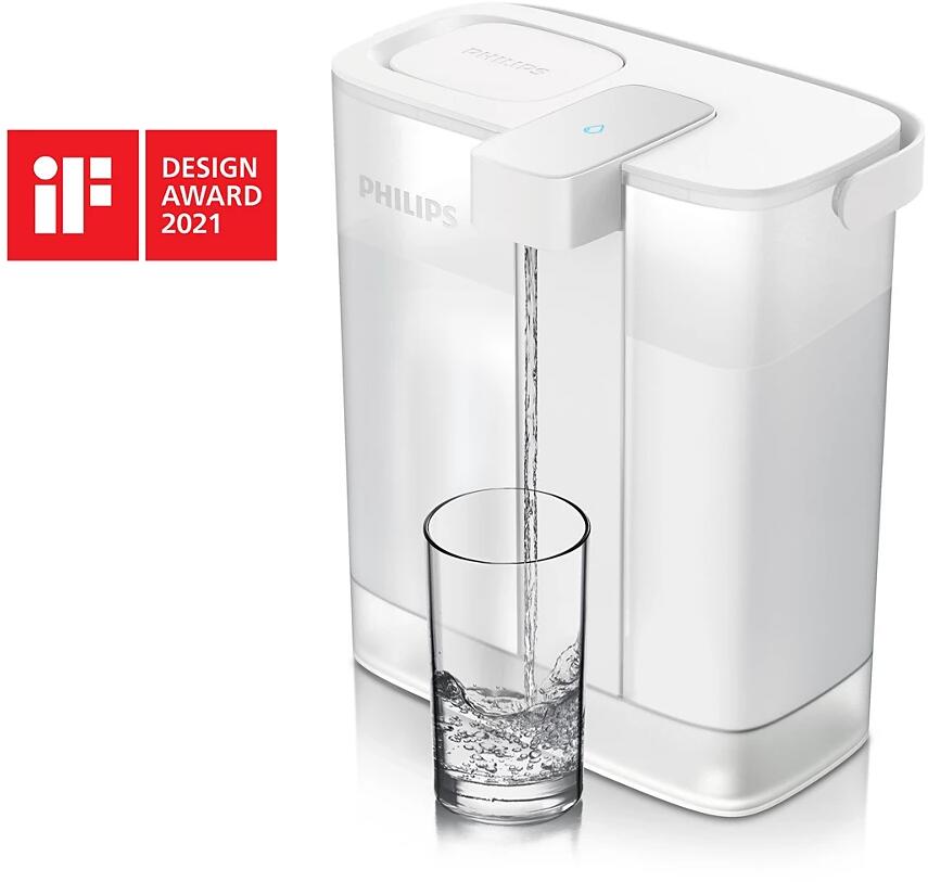 Philips AWP2980WH/31 Instant Wasserfilter, 3L, weiß