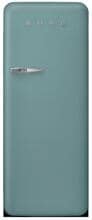 Smeg FAB28REGM6 50's Style Retro Stand Kühlschrank mit Gefrierfach, 60,1 cm breit, 270 L, Türanschlag rechts, emerald green matt