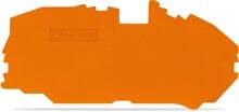 Wago 2016-7692 Abschluss- und Zwischenplatte, Stärke 1mm, orange