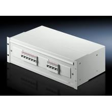 Rittal DK 7480.300 Energy-Box, zur Aufnahme von Installationseinbaugeräten, max. 22 TE, (19"), ausziehbar, 3 HE